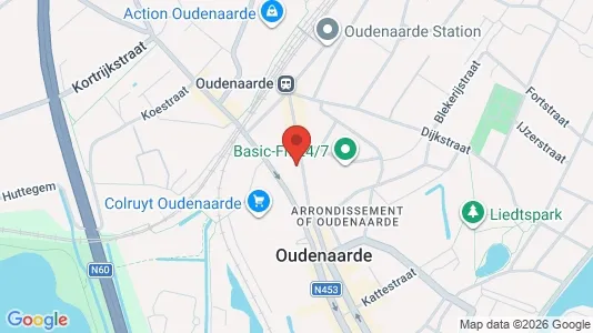 Apartments for rent i Oudenaarde - kort over placeringen