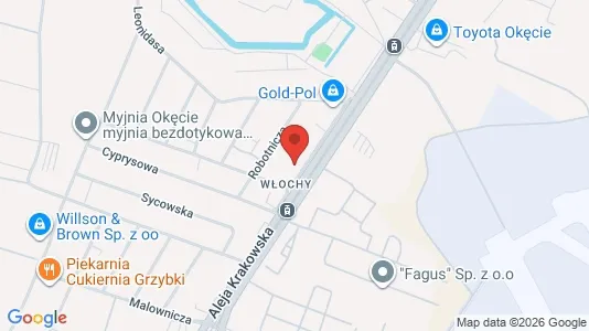 Apartments for rent i Warszawa Włochy - kort over placeringen