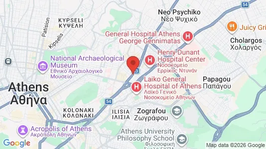 Apartments for rent i Athens Ampelokipoi - kort over placeringen