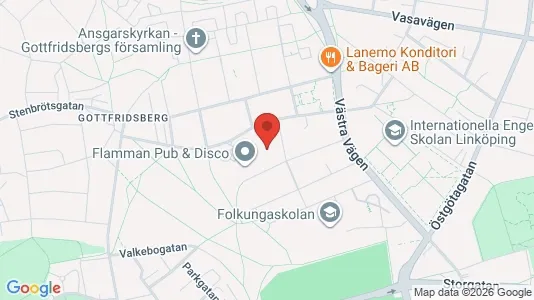 Apartments for rent i Linköping - kort over placeringen