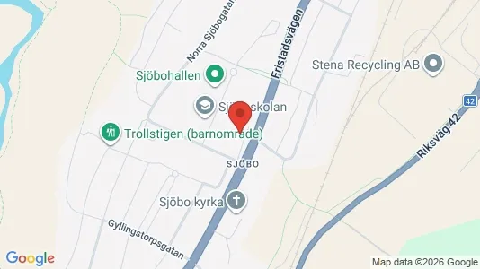 Apartments for rent i Borås - kort over placeringen