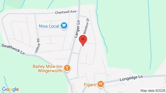 Apartments for rent i Chesterfield - Derbyshire - kort over placeringen