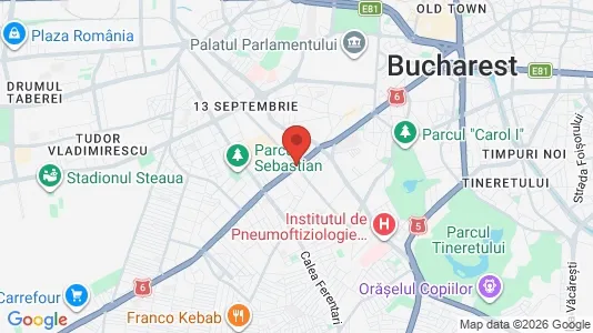 Apartments for rent i Bucharest - Sectorul 5 - kort over placeringen