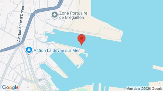 Apartments for rent i Toulon - kort over placeringen