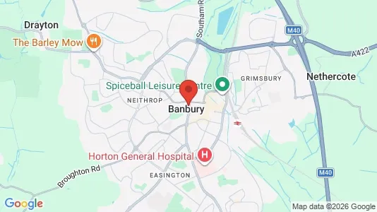 Houses for rent i Banbury - Oxfordshire - kort over placeringen