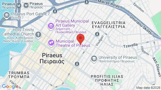 Apartments for rent i Piraeus - kort over placeringen