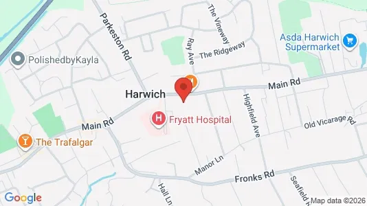 Apartments for rent i Harwich - Essex - kort over placeringen