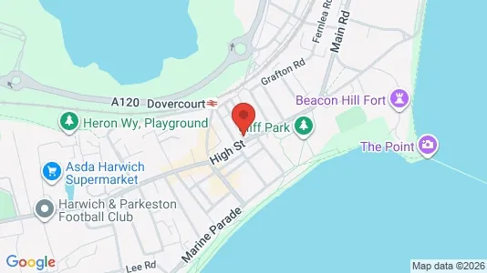 Apartments for rent i Harwich - Essex - kort over placeringen