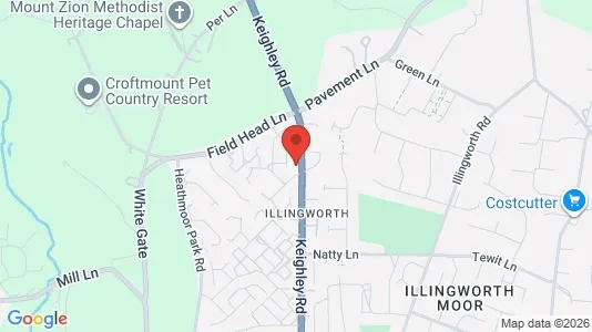 Apartments for rent i Halifax - West Yorkshire - kort over placeringen