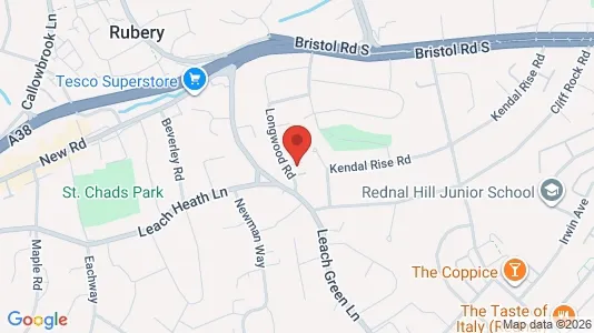 Apartments for rent i Birmingham - West Midlands - kort over placeringen