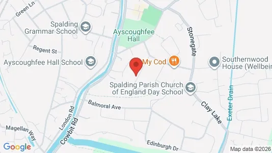 Apartments for rent i Spalding - Lincolnshire - kort over placeringen