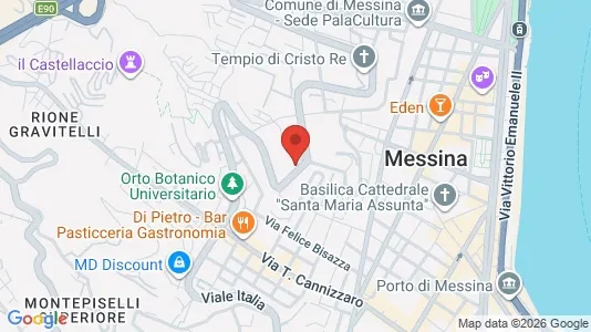 Apartments for rent i Messina - kort over placeringen