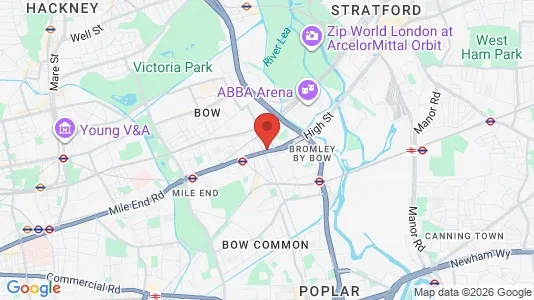 Apartments for rent i London E3 - kort over placeringen