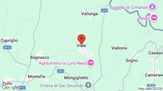 Apartments for rent i Viale - kort over placeringen