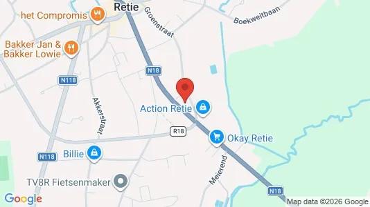 Apartments for rent i Retie - kort over placeringen