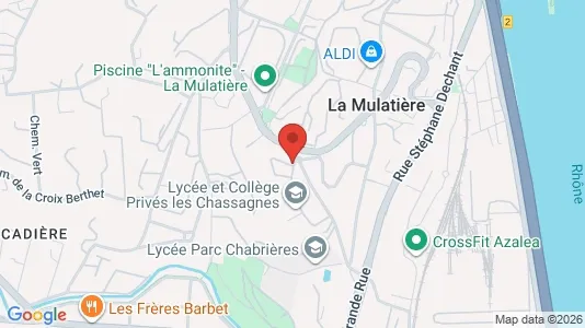 Apartments for rent i Lyon - kort over placeringen