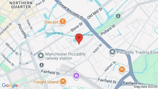 Apartments for rent i Manchester - Lancashire - kort over placeringen