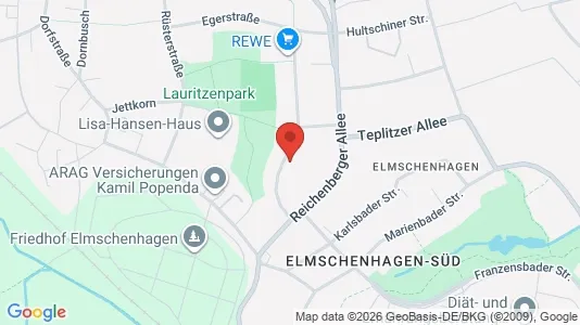Apartments for rent i Kiel - kort over placeringen