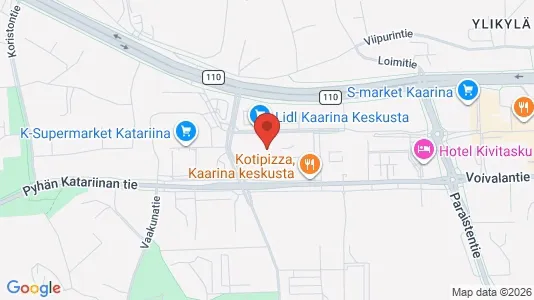 Apartments for rent i Kaarina - kort over placeringen