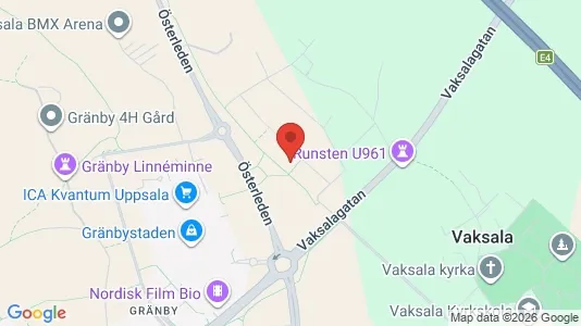 Apartments for rent i Uppsala - kort over placeringen