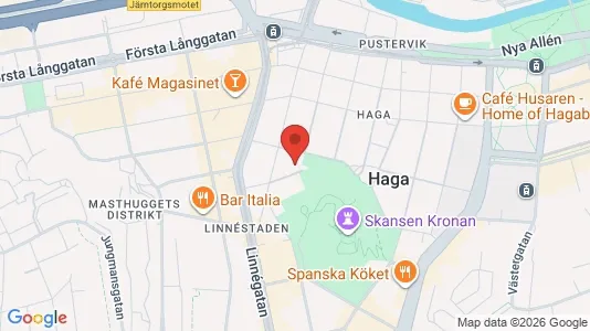 Apartments for rent i Gothenburg City Centre - kort over placeringen