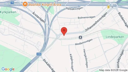 Apartments for rent i Hammarbyhamnen - kort over placeringen