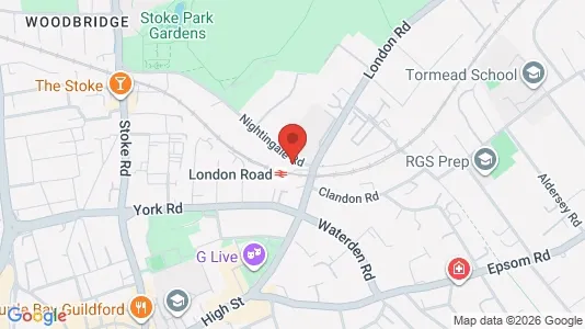 Apartments for rent i Guildford - Surrey - kort over placeringen