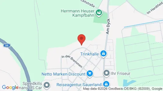 Apartments for rent i Duisburg - kort over placeringen