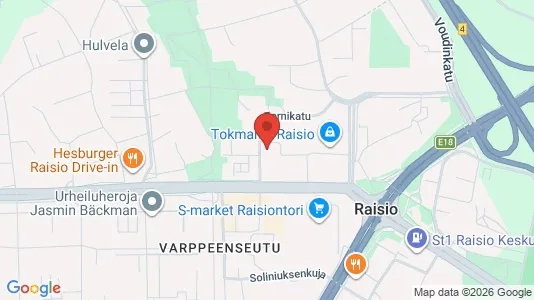 Apartments for rent i Raisio - kort over placeringen