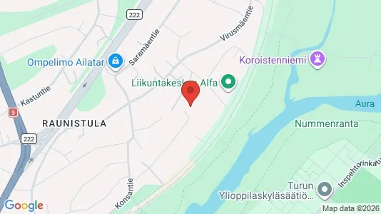 Apartments for rent i Turku - kort over placeringen