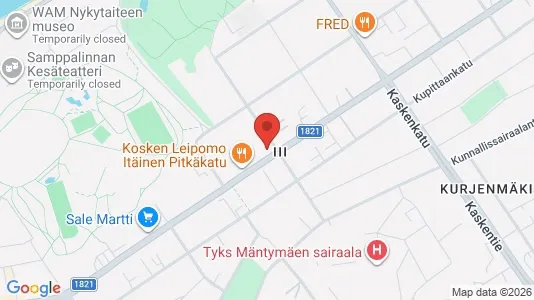 Apartments for rent i Turku - kort over placeringen