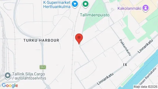 Apartments for rent i Turku - kort over placeringen