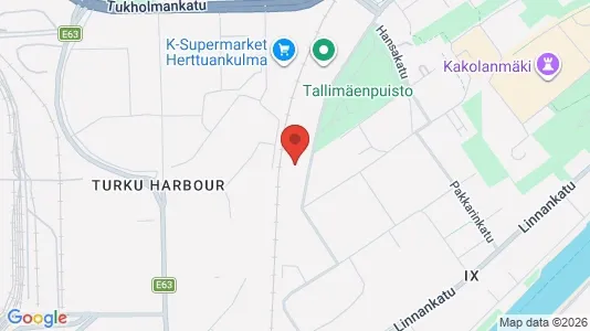 Apartments for rent i Turku - kort over placeringen