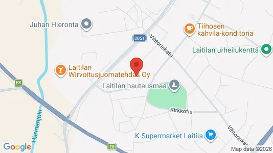 Apartments for rent i Laitila - kort over placeringen