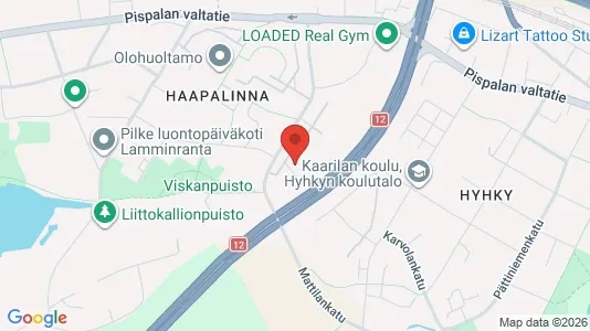 Apartments for rent i Tampere Lounainen - kort over placeringen