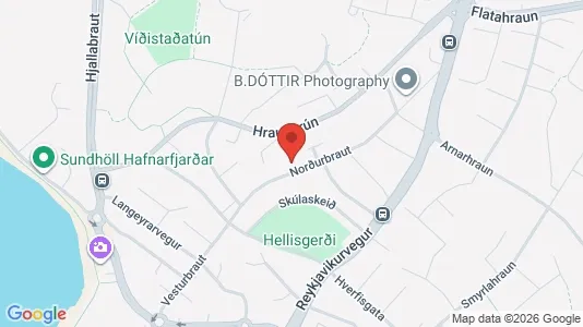 Apartments for rent i Hafnarfjörður - kort over placeringen