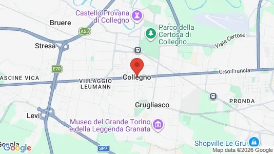 Apartments for rent i Collegno - kort over placeringen