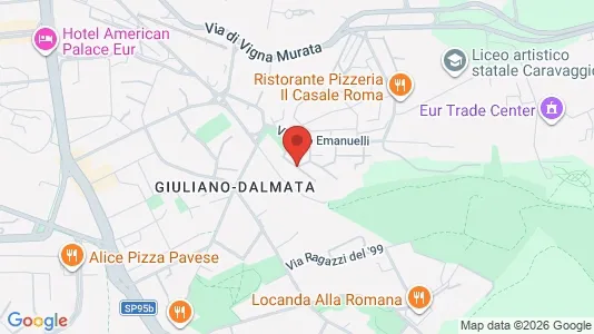 Apartments for rent i Roma Municipio IX – EUR - kort over placeringen