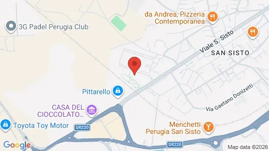 Apartments for rent i Perugia - kort over placeringen
