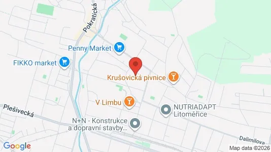 Apartments for rent i Litoměřice - kort over placeringen