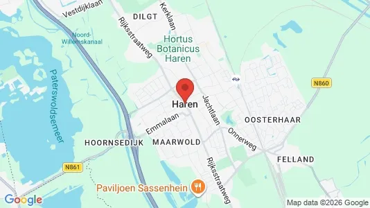 Houses for rent i Haren - kort over placeringen
