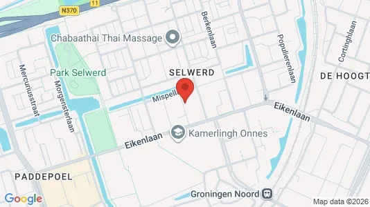 Apartments for rent i Groningen - kort over placeringen
