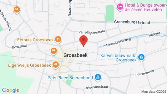 Apartments for rent i Berg en Dal - kort over placeringen