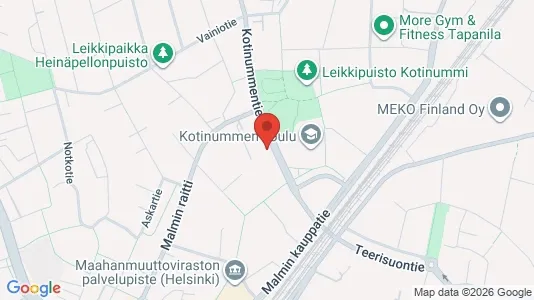 Rooms for rent i Helsinki Koillinen - kort over placeringen