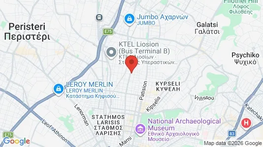 Apartments for rent i Athens Agios Nikolaos - kort over placeringen