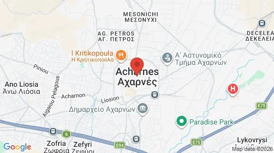 Apartments for rent i Acharnes - kort over placeringen