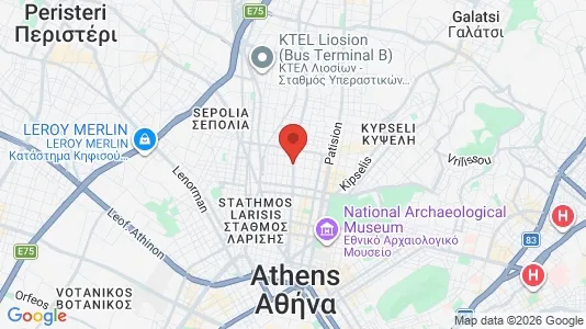 Apartments for rent i Athens Agios Panteleimonas - kort over placeringen