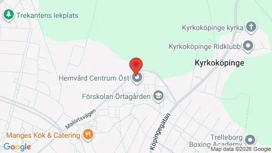 Apartments for rent i Trelleborg - kort over placeringen