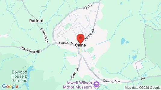 Apartments for rent i Calne - Wiltshire - kort over placeringen
