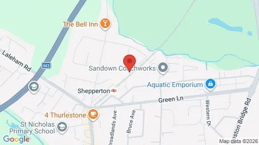 Apartments for rent i Shepperton - Middlesex - kort over placeringen